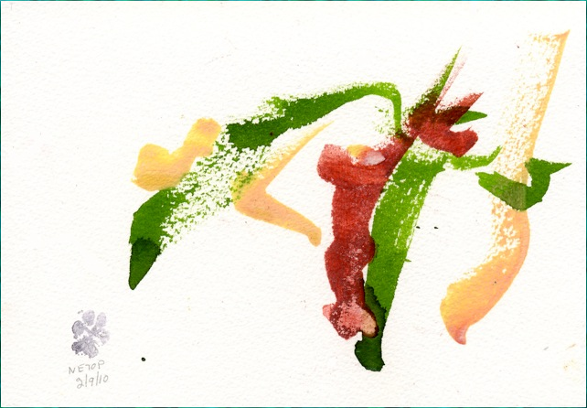 Red Donkey With Green Tie Speaks